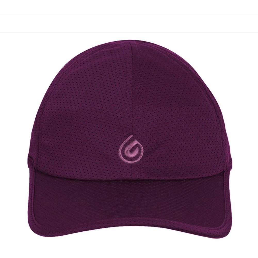Gymwrap Velcro closure Ponytail Hat in Blackberry - New